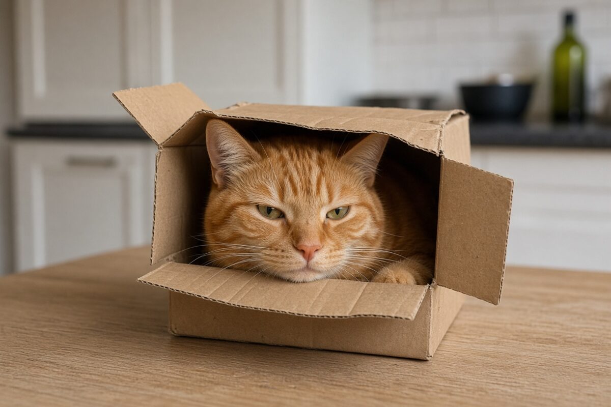 Cat in a box